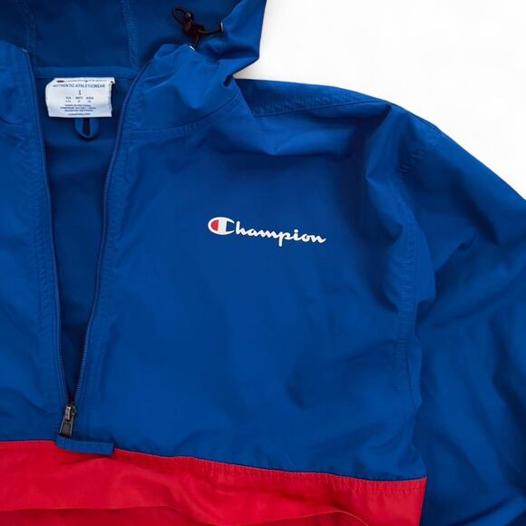 Champion retro red and blue windbreaker - Picture 3 of 7